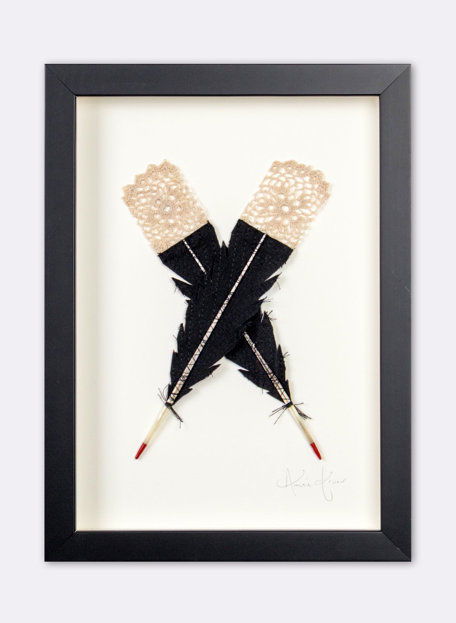 Single X Huia Feathers
