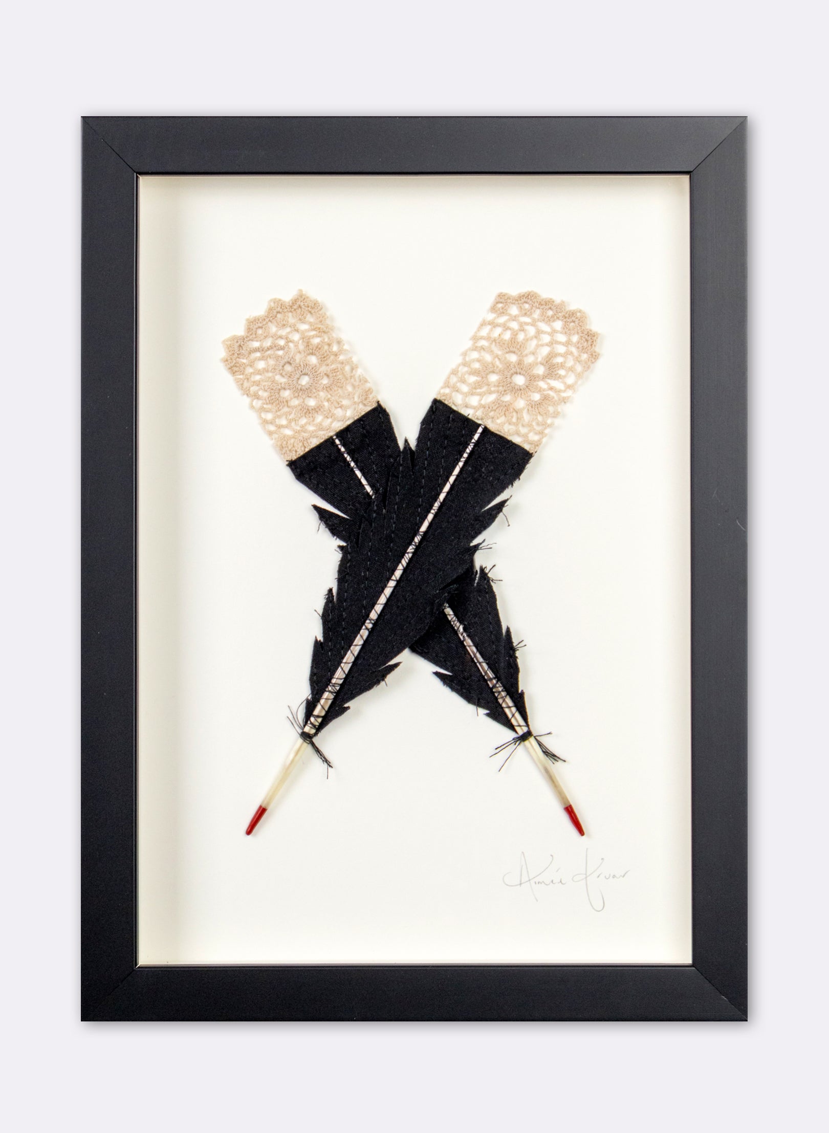 Single X Huia Feathers