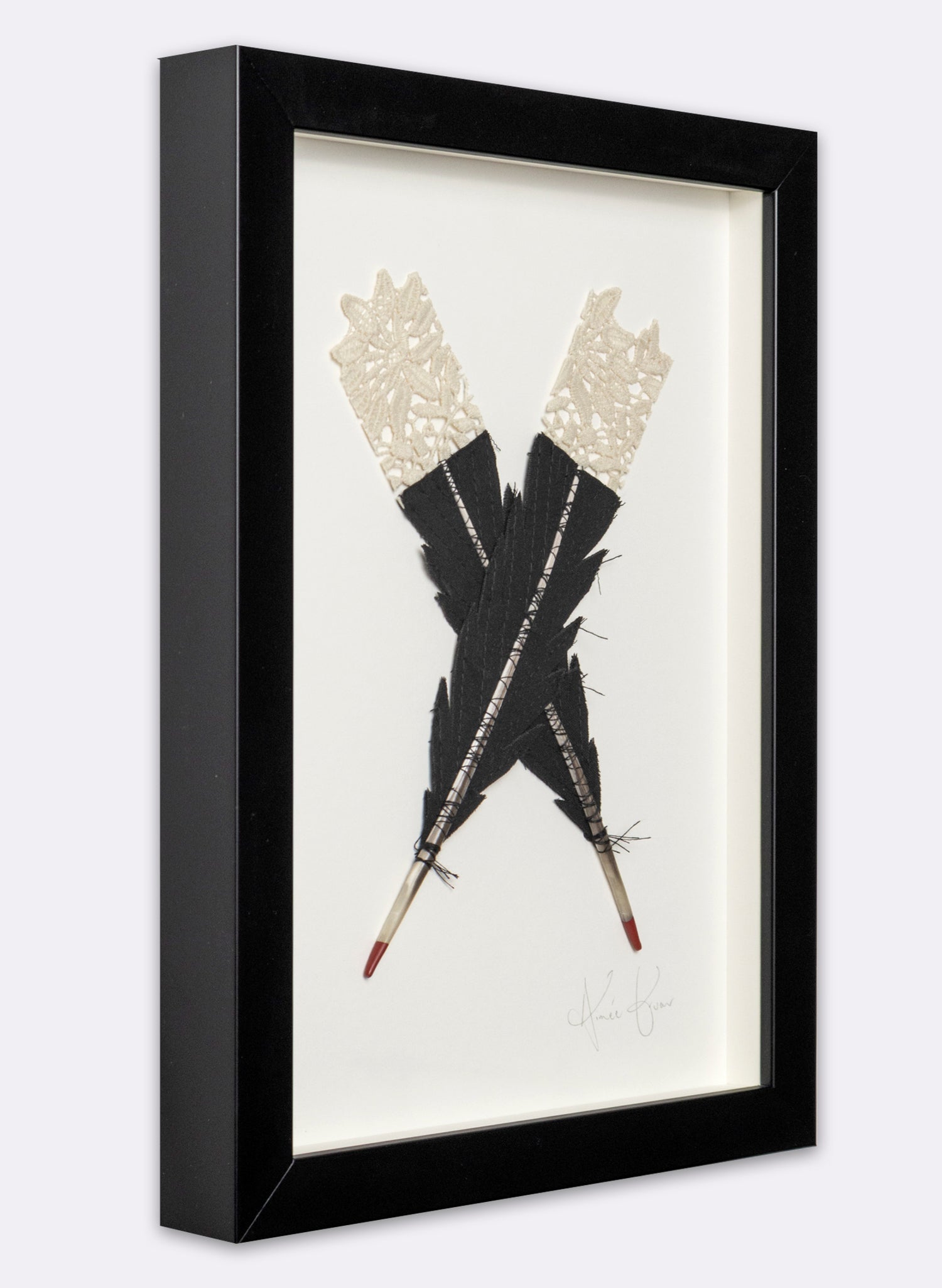 Single X Huia Feathers