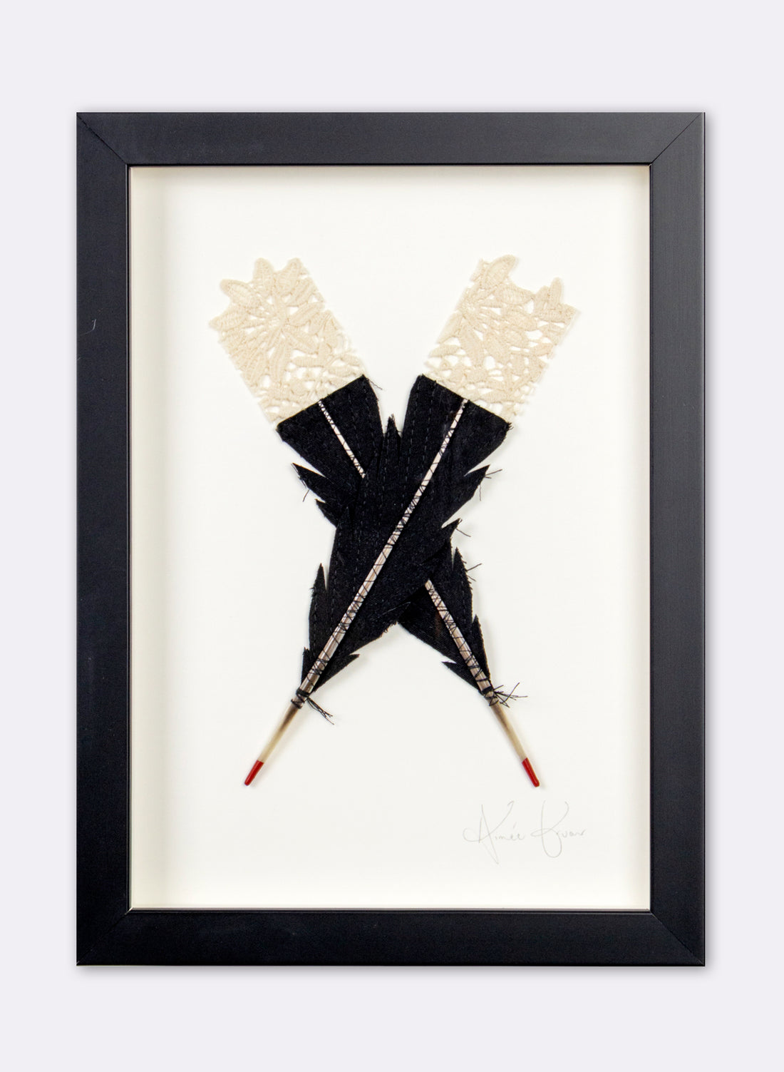 Single X Huia Feathers