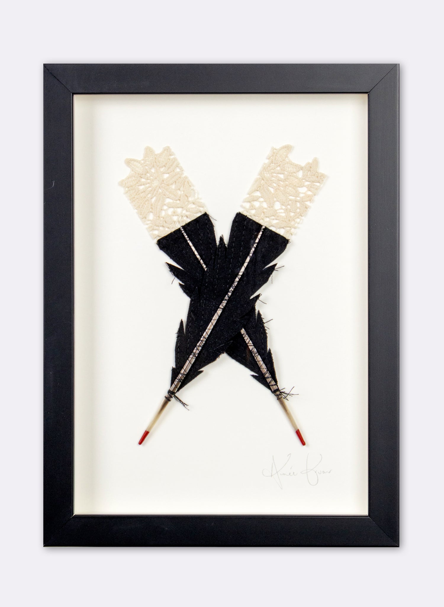 Single X Huia Feathers