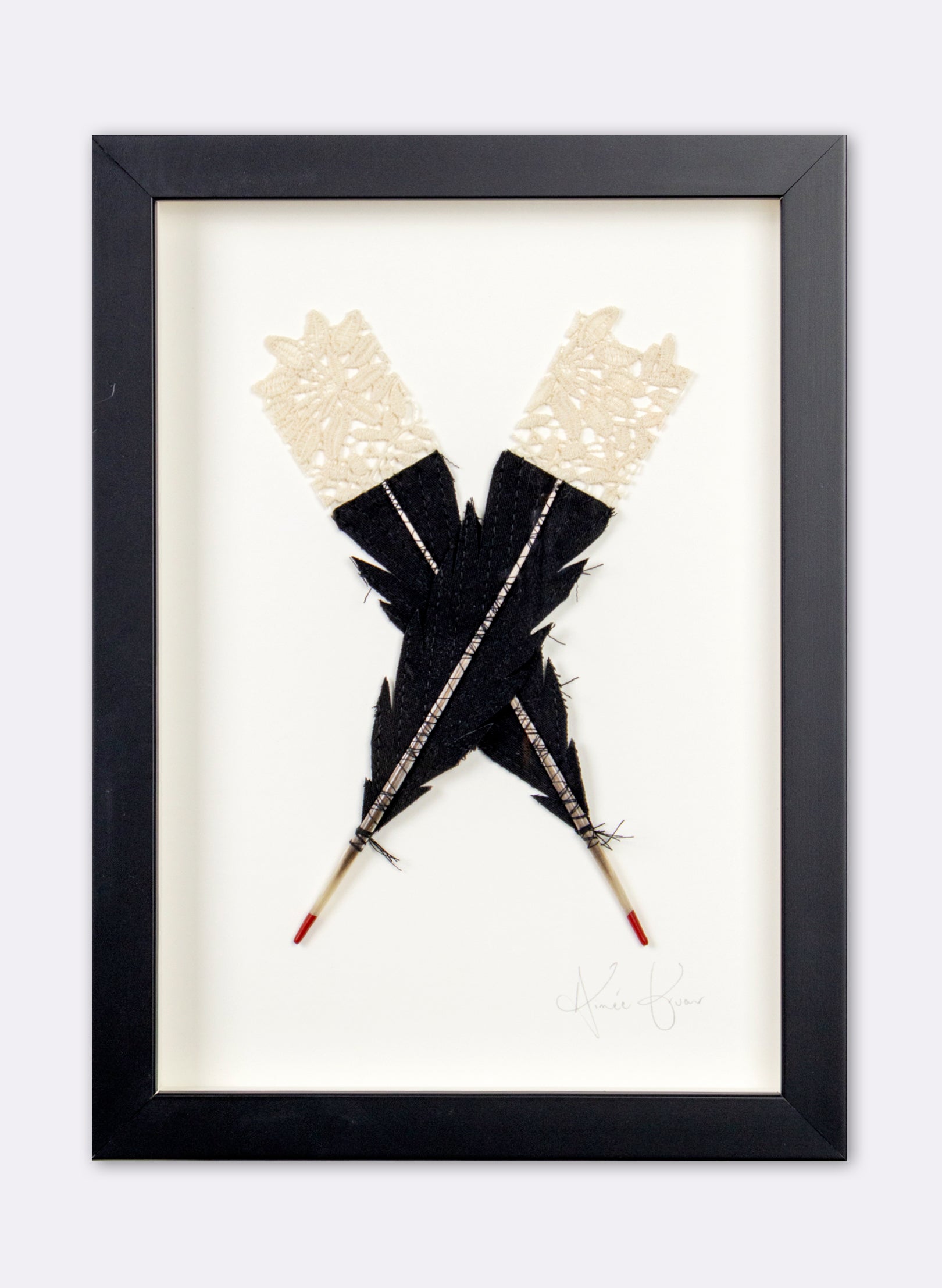 Single X Huia Feathers