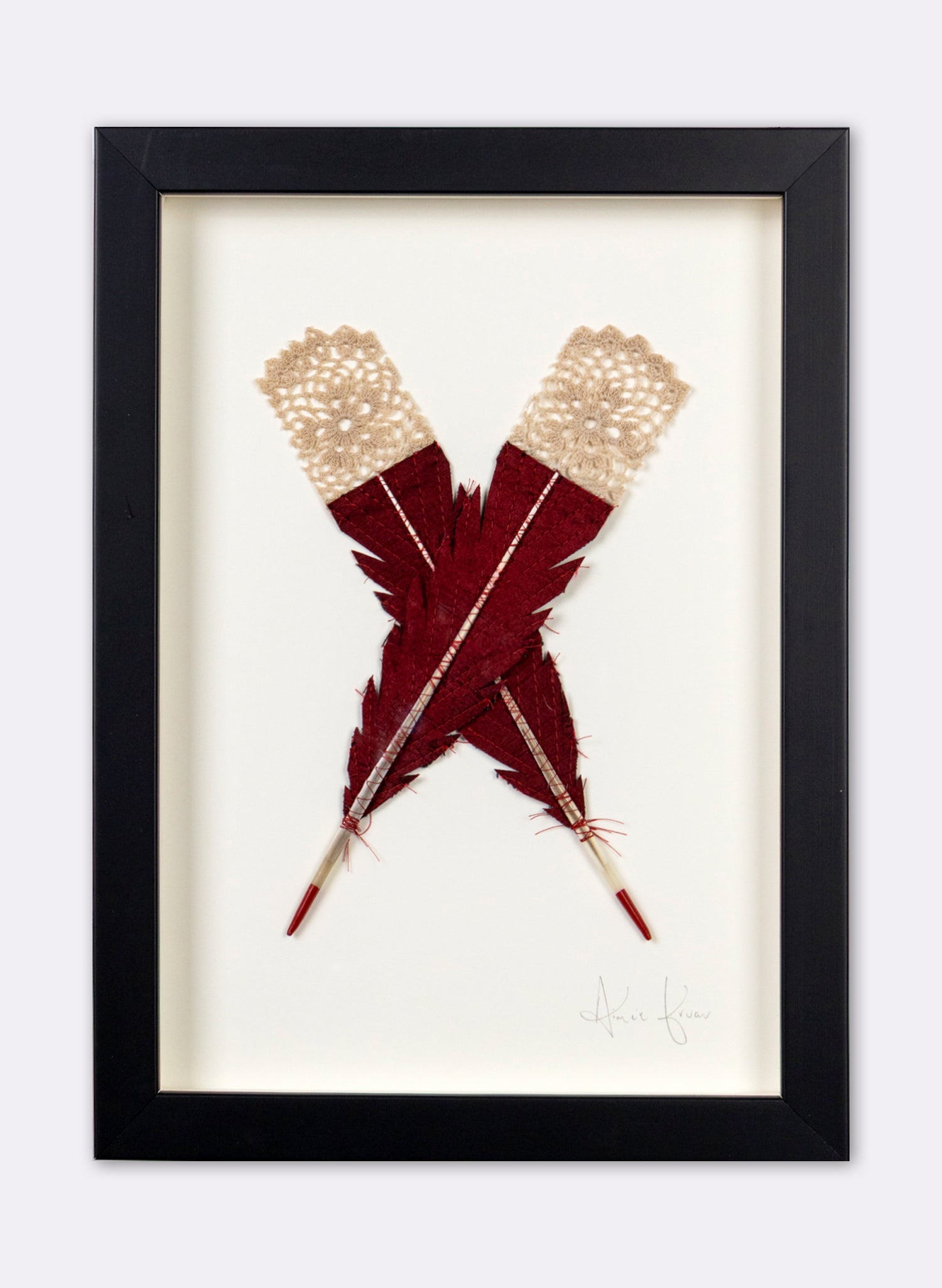 Single X Huia Feathers