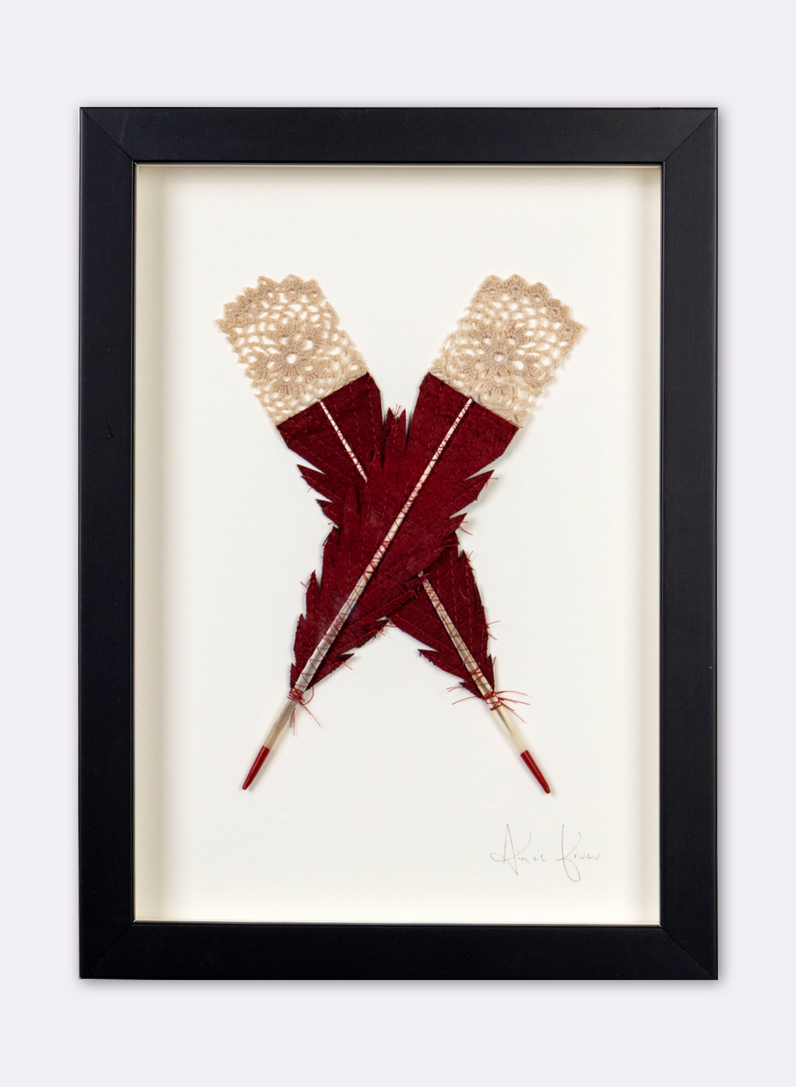 Single X Huia Feathers