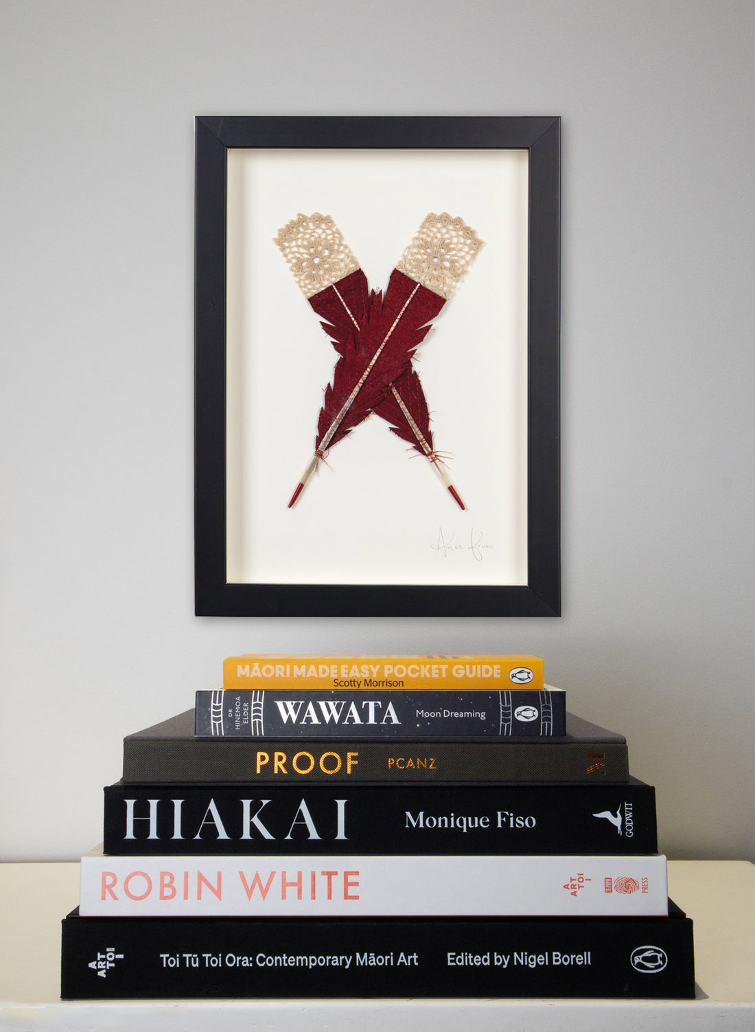 Single X Huia Feathers