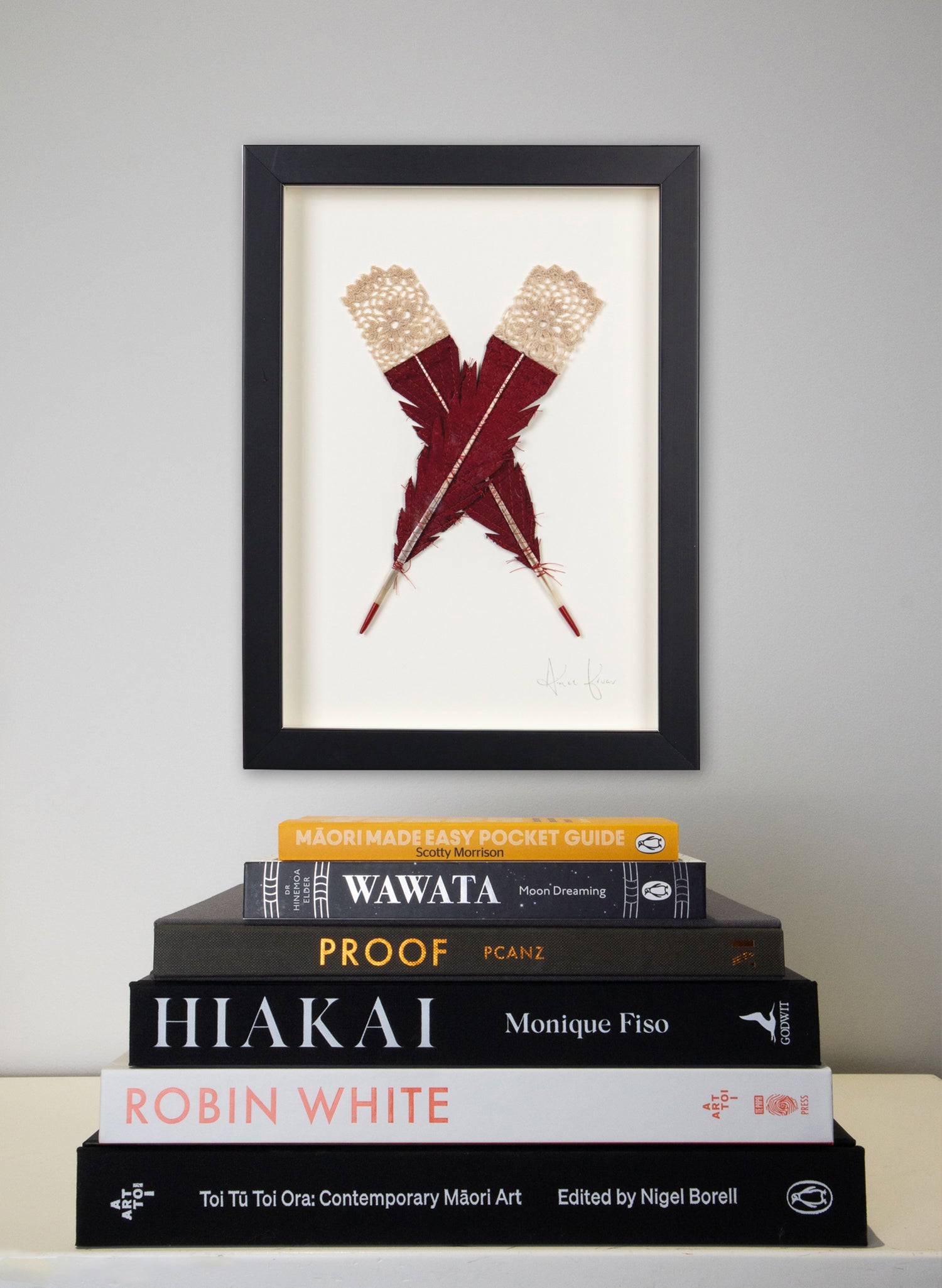 Single X Huia Feathers