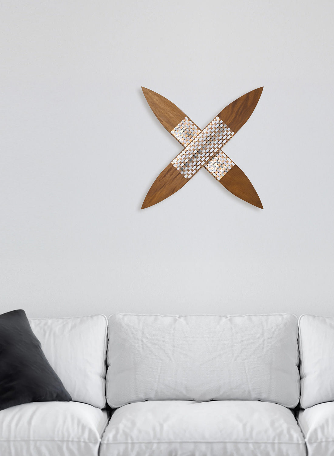 White, Silver, Copper on Saligna Timber Putiputi