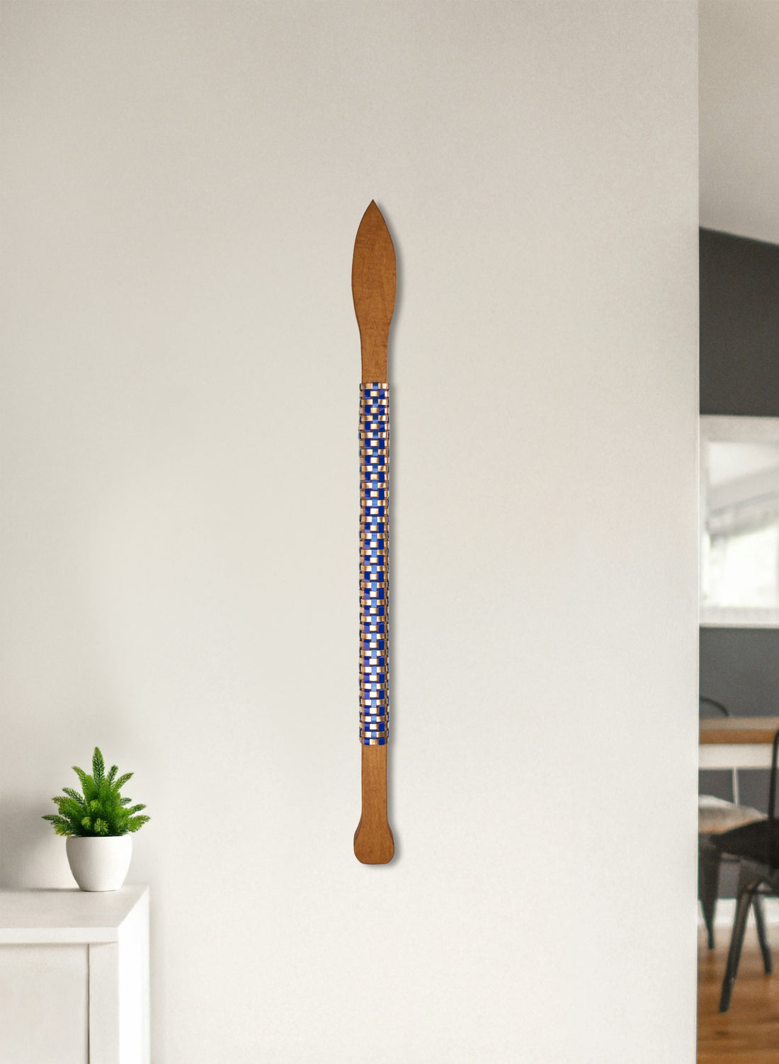 Blue and Copper Taiaha