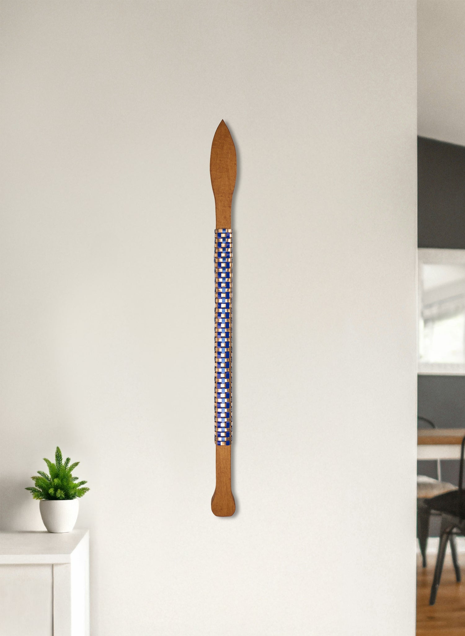 Blue and Copper Taiaha