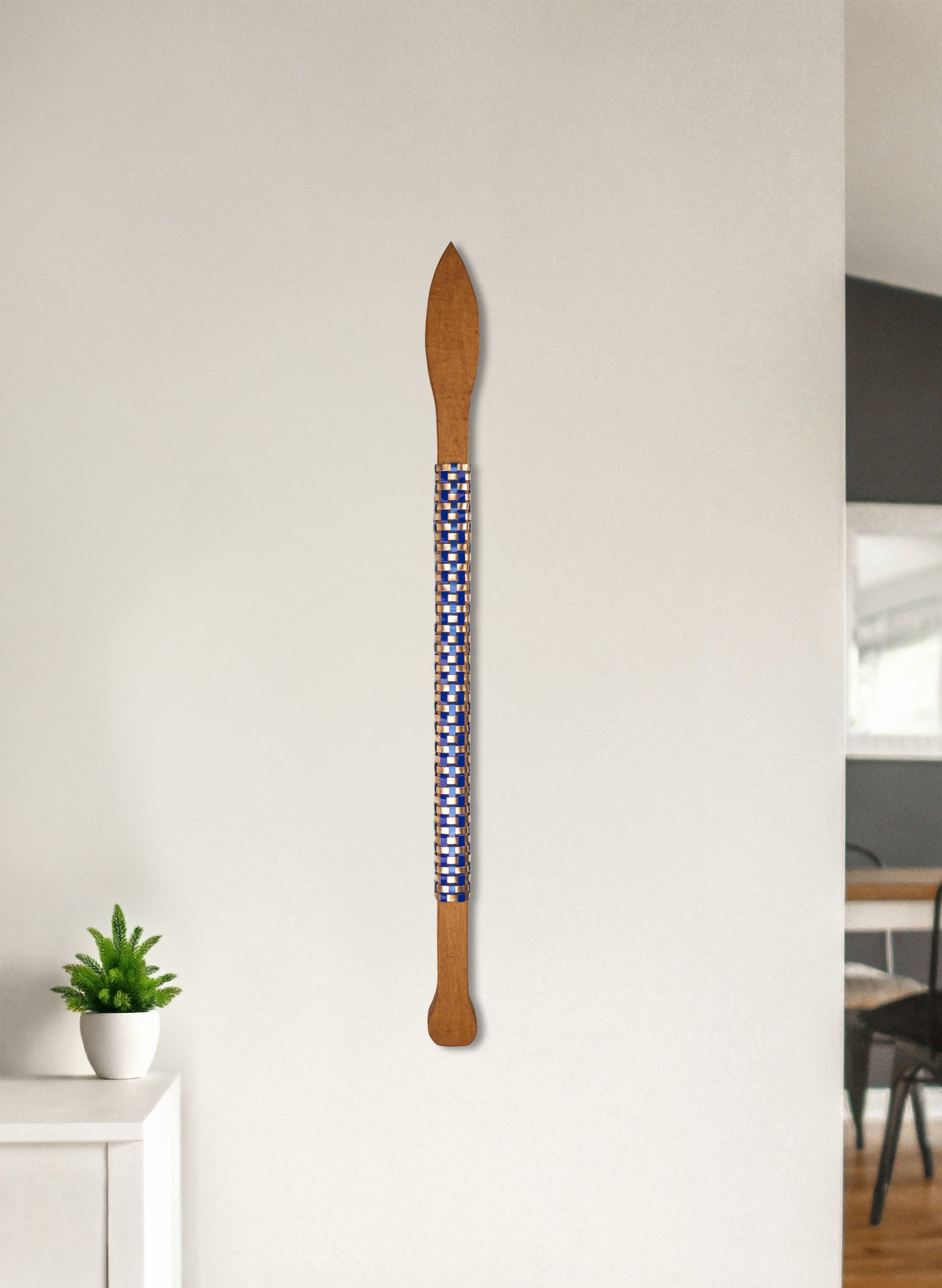 Blue and Copper Taiaha