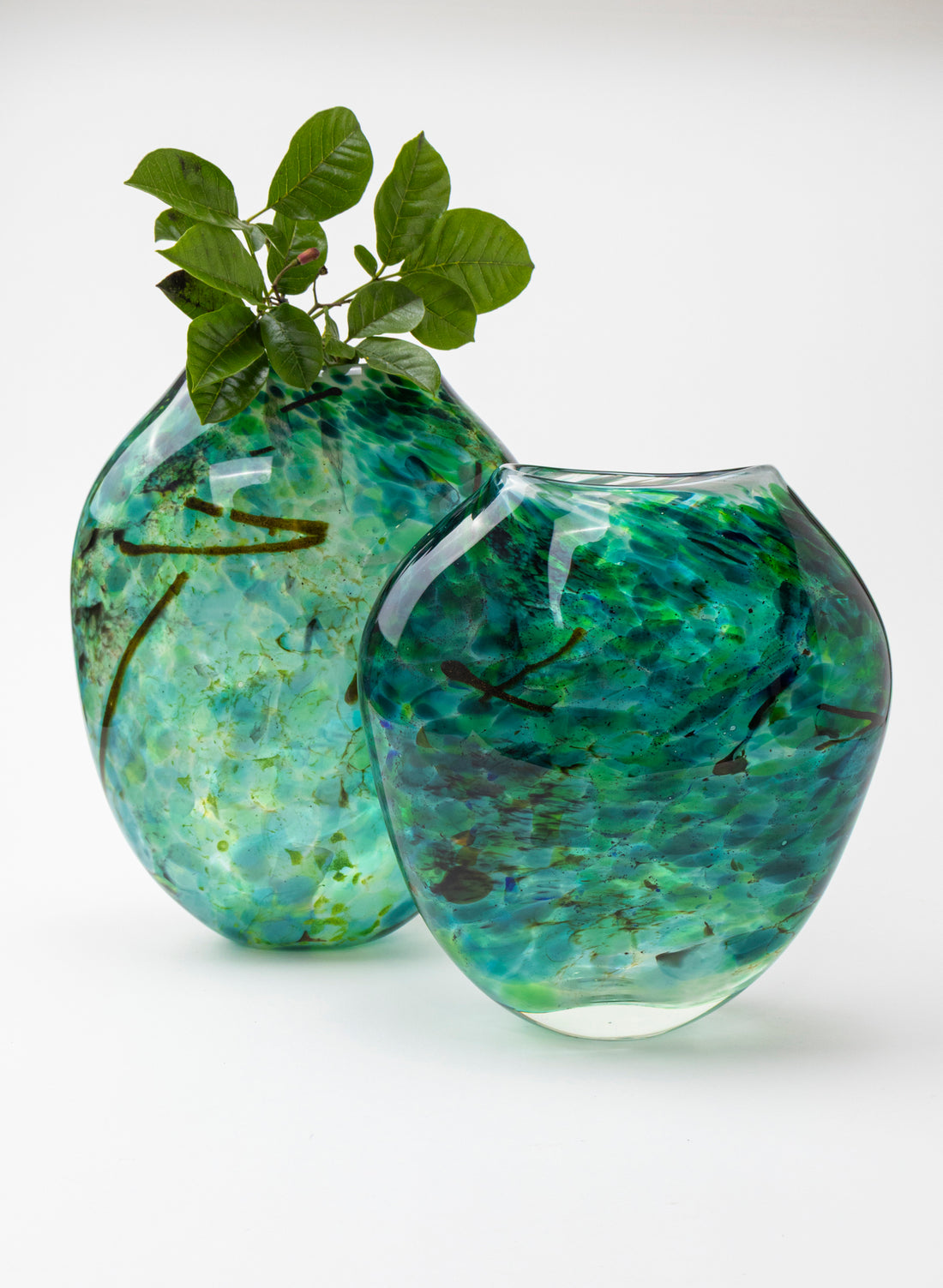 Greenstone Hart Form Thick Wall Vase