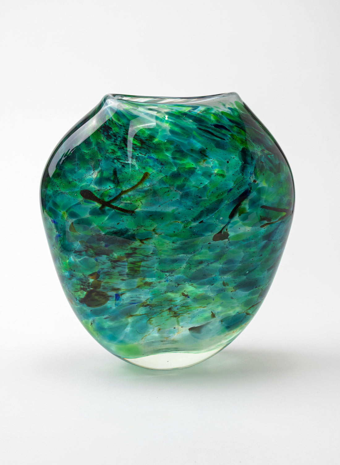 Greenstone Hart Form Thick Wall Vase