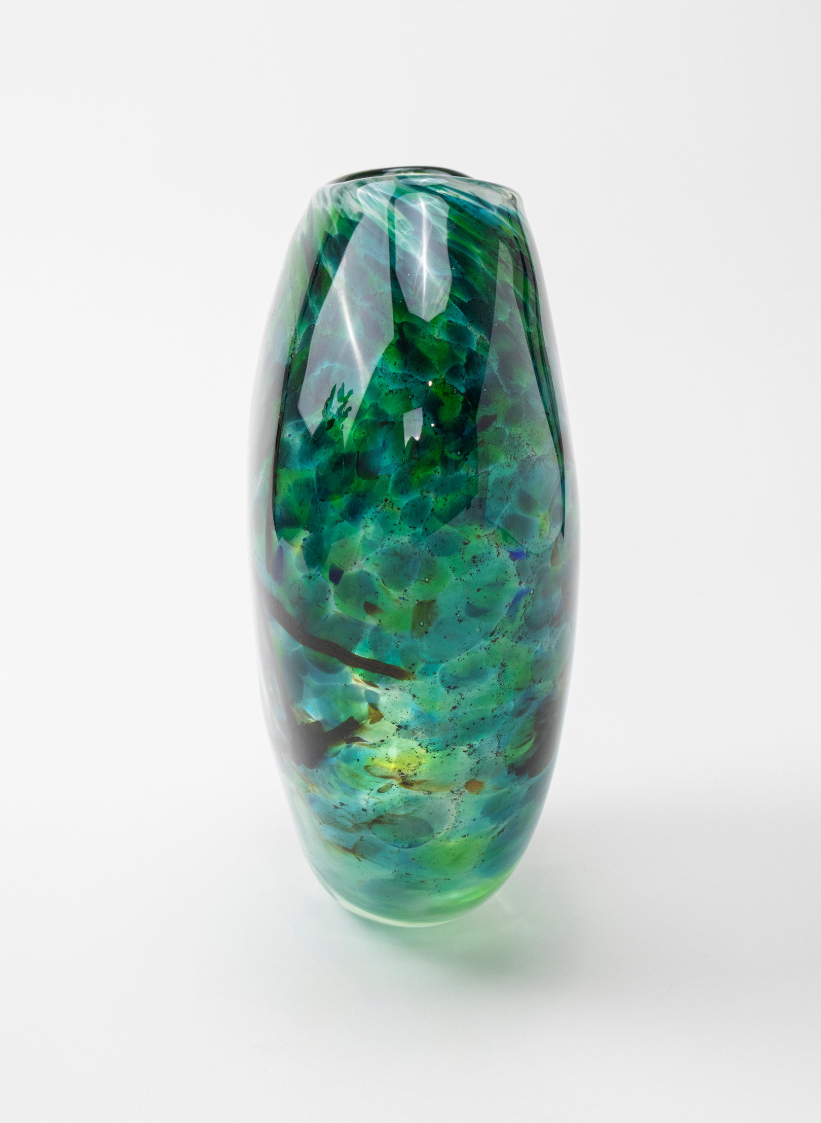Greenstone Hart Form Thick Wall Vase