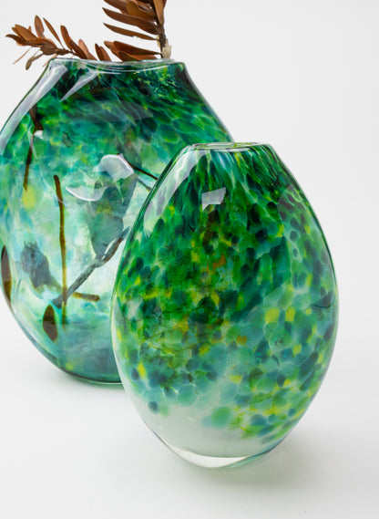 Greenstone Smooth Oval Vase