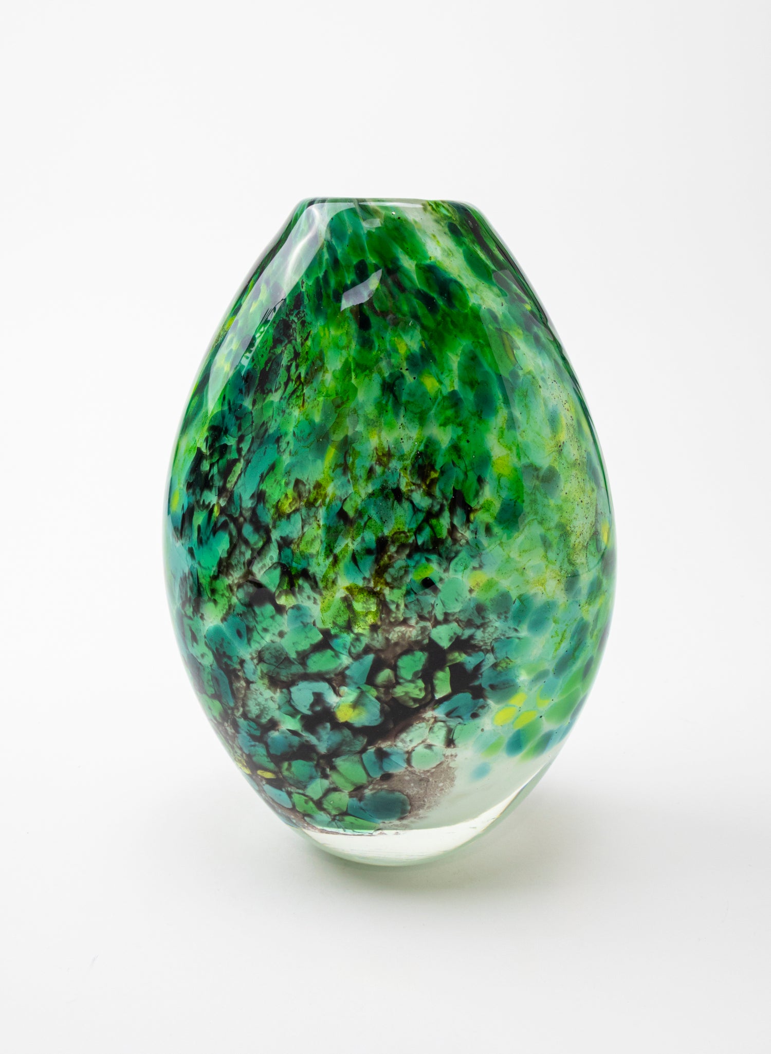 Greenstone Smooth Oval Vase