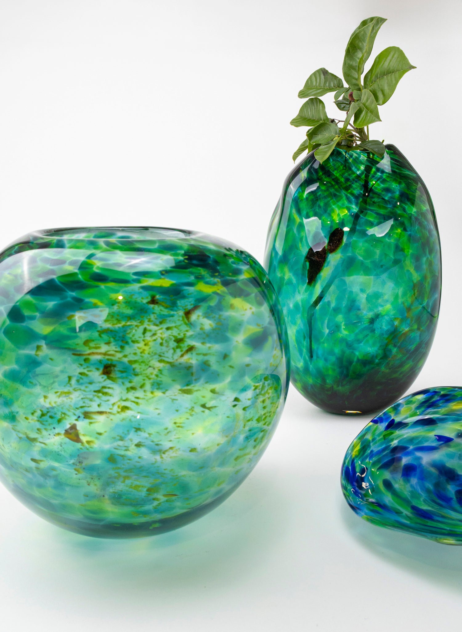 Greenstone Round Form Vase