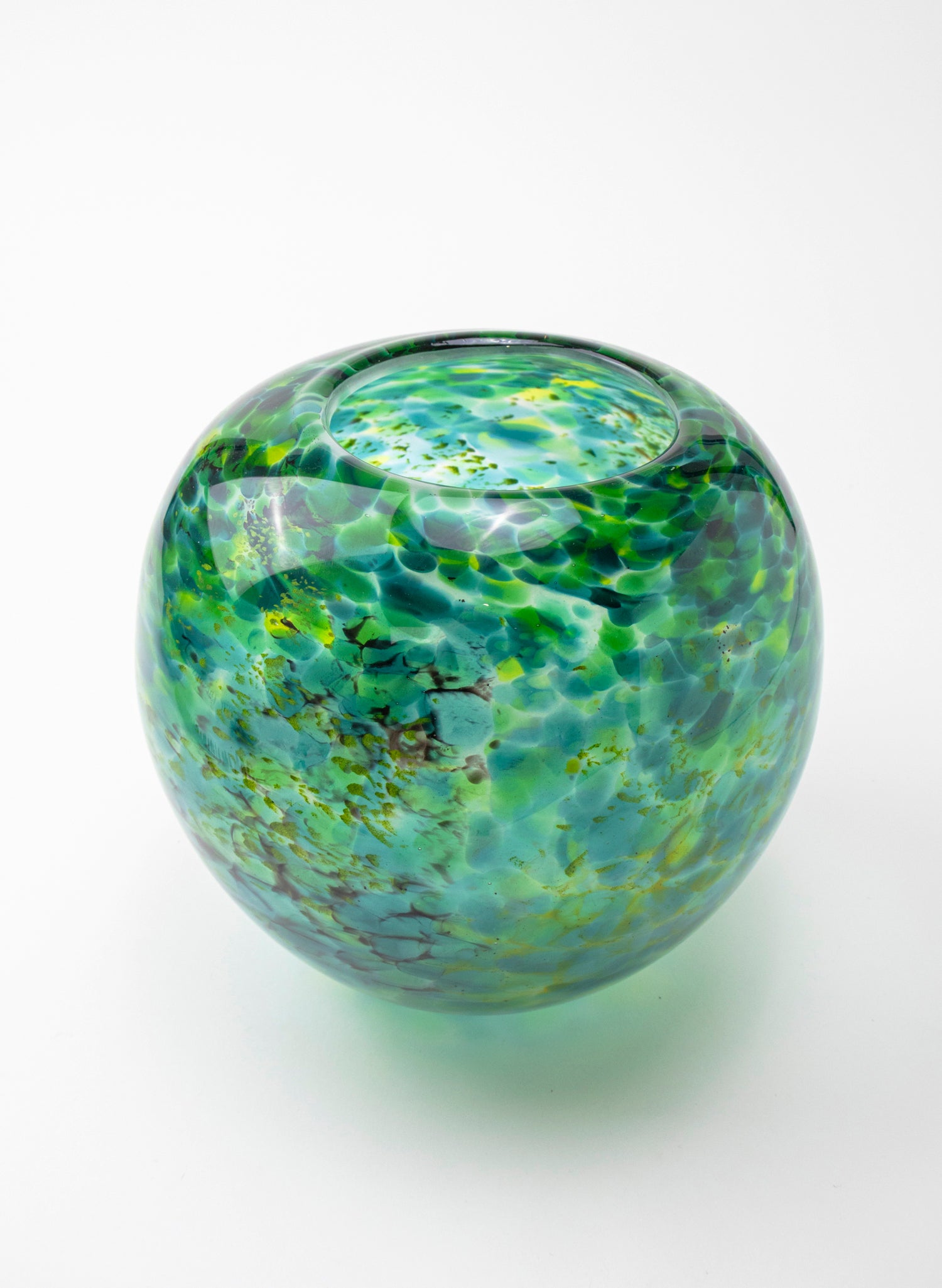 Greenstone Round Form Vase