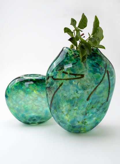 Greenstone Large Hart Form Vase