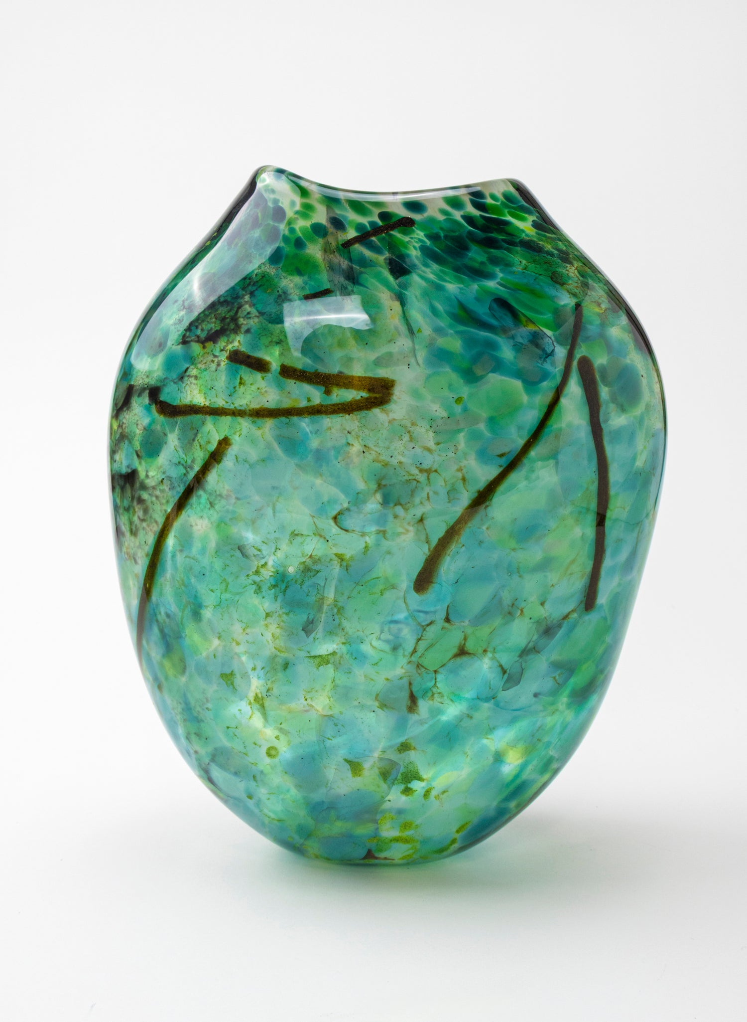 Greenstone Large Hart Form Vase