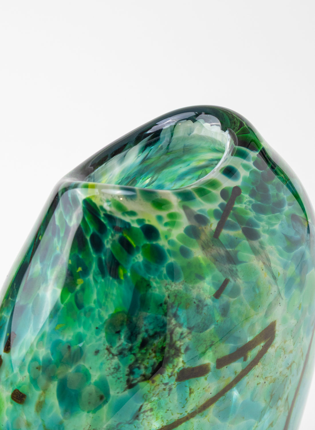 Greenstone Large Hart Form Vase