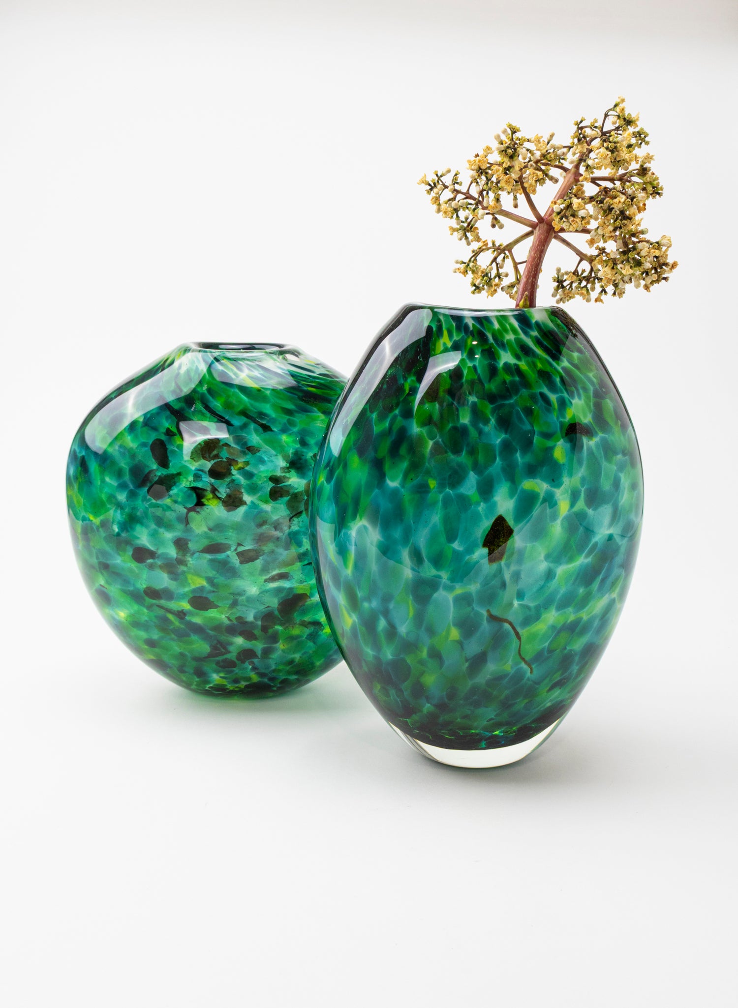 Greenstone Smooth Oval Vase