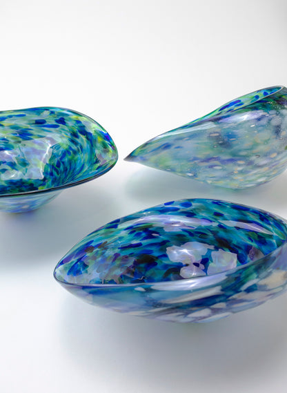 Small Glass Paua Bowl