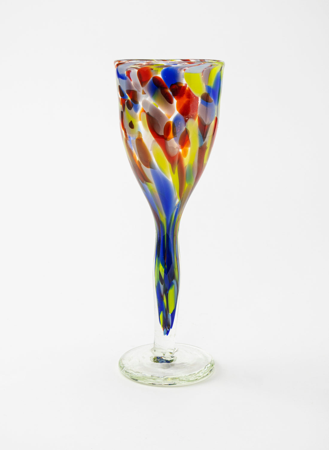 Spotty Glass Goblet