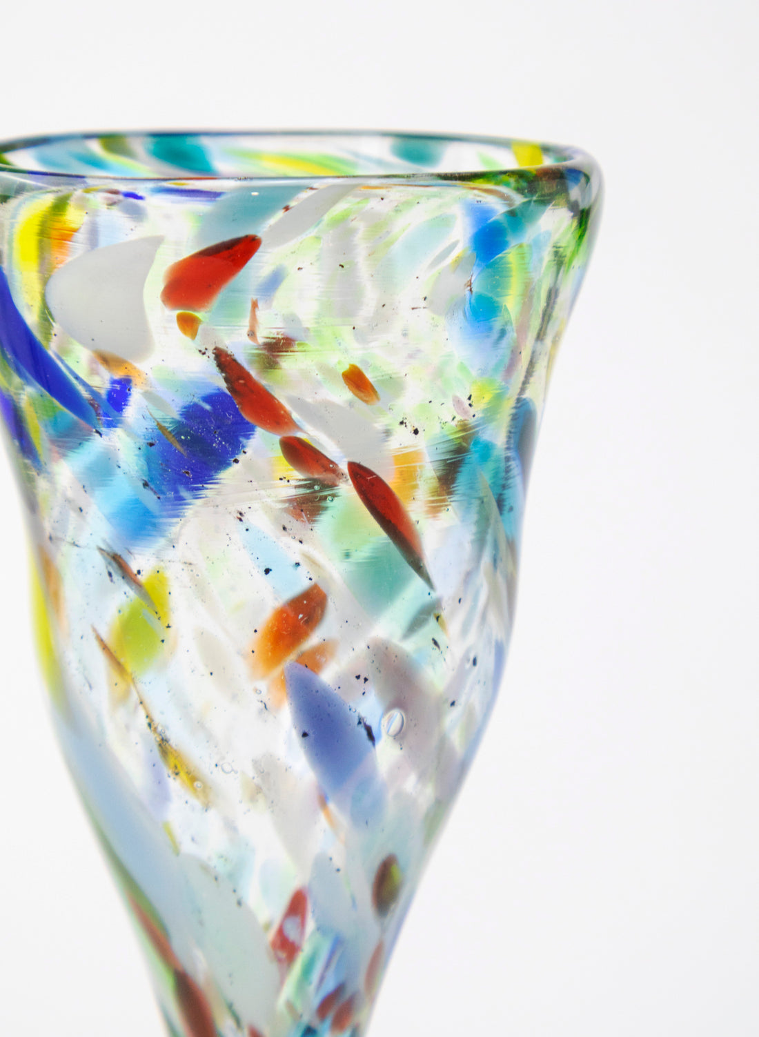 Spotty Glass Goblet