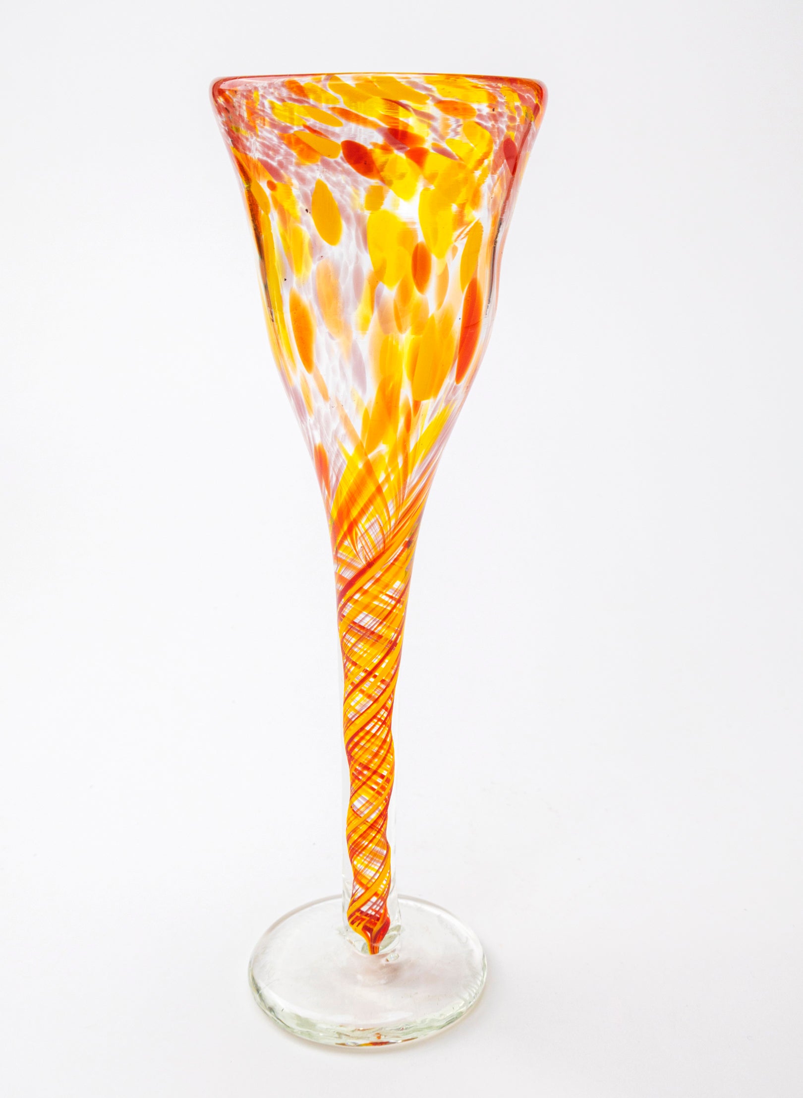 Spotty Glass Goblet
