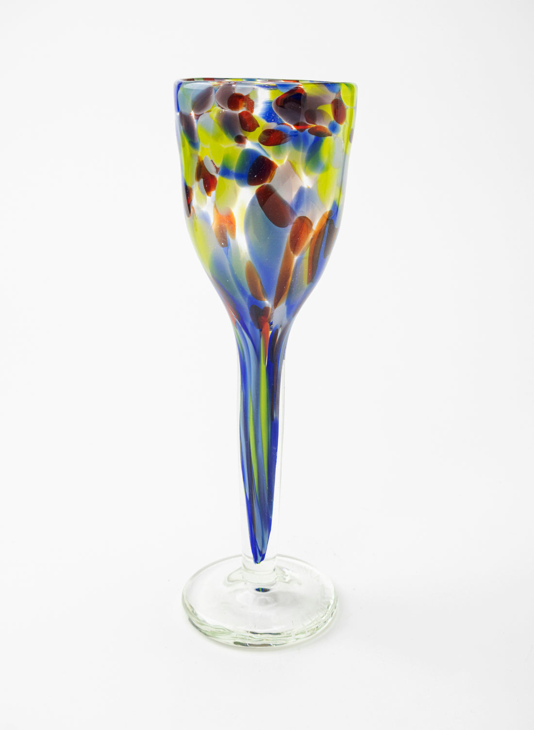Spotty Glass Goblet