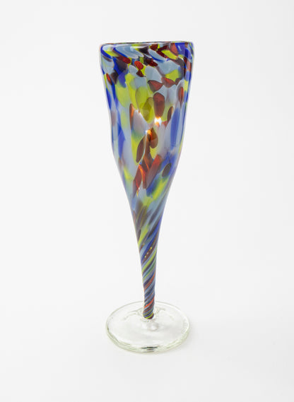 Spotty Glass Goblet