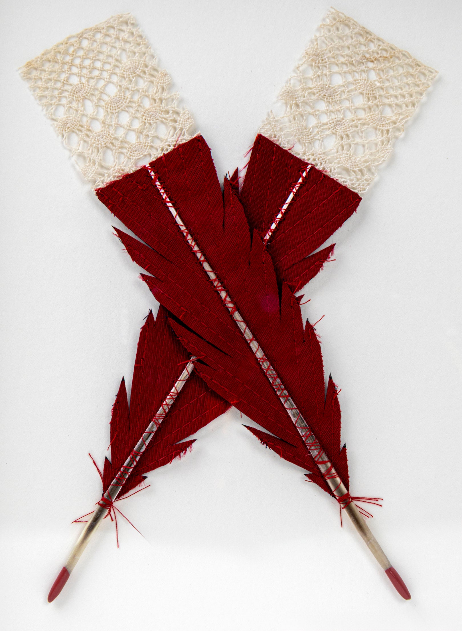 Single X Huia Feather Framed