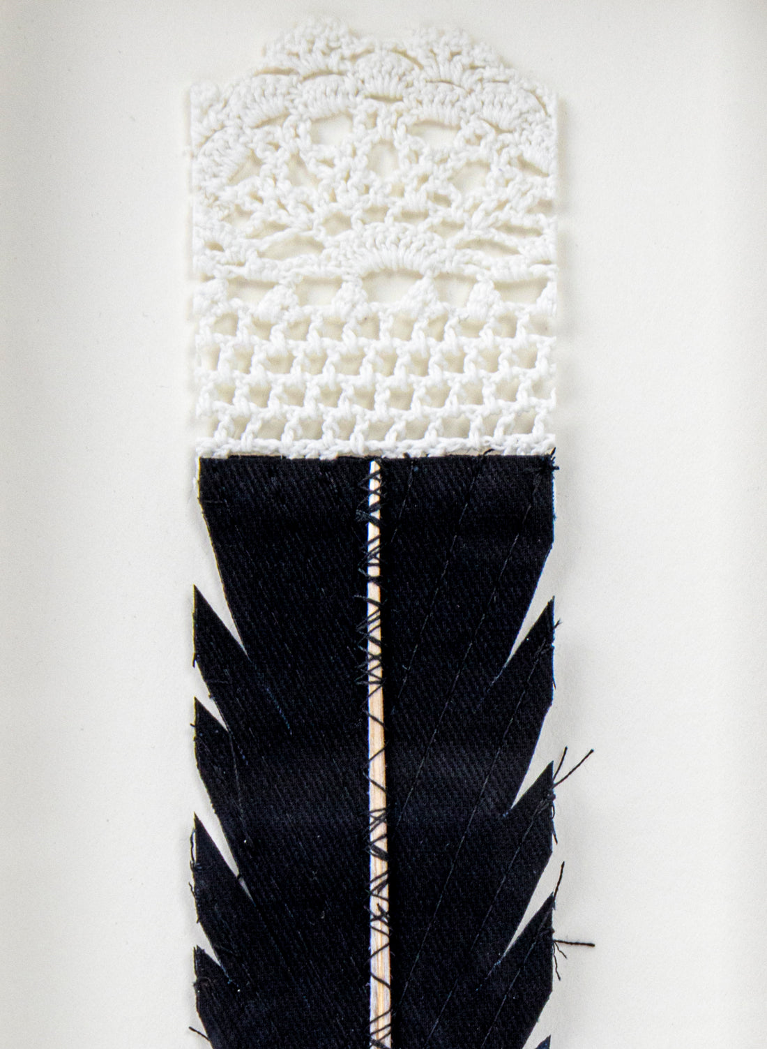 Single Huia Feather Framed