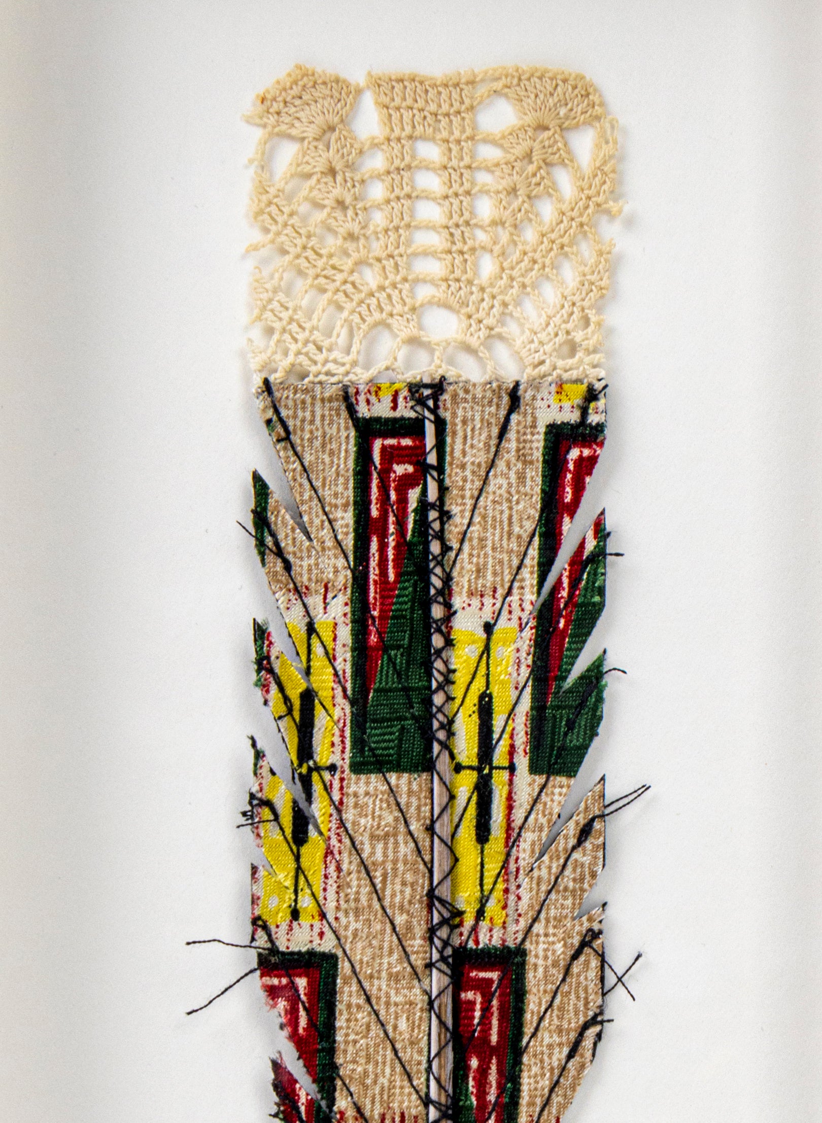 Single Huia Feather Framed