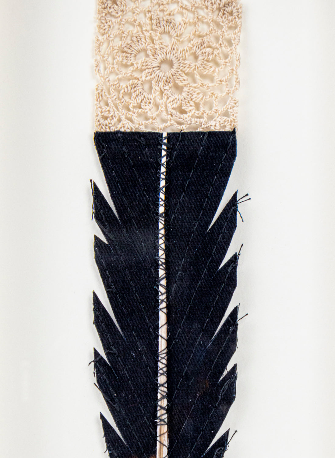 Single Huia Feather Framed