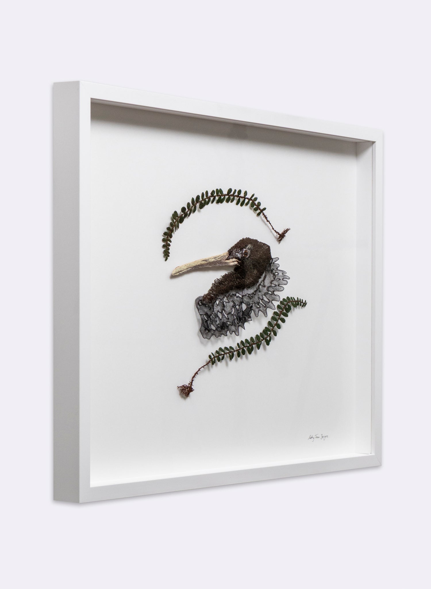 NZ Brown Kiwi - 3D Embroidery
