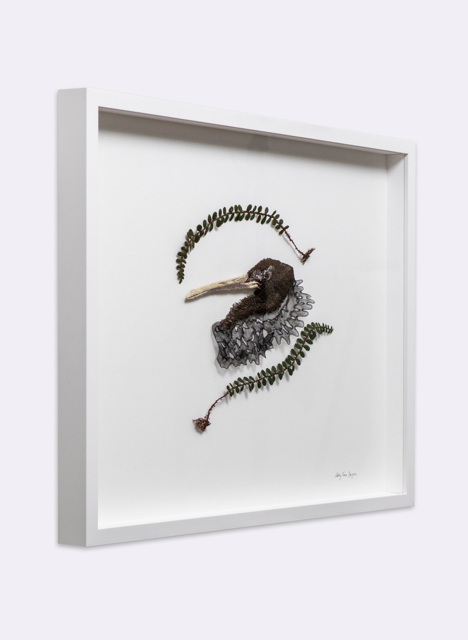 NZ Brown Kiwi - 3D Embroidery