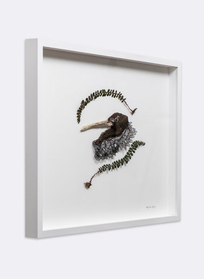 NZ Brown Kiwi - 3D Embroidery