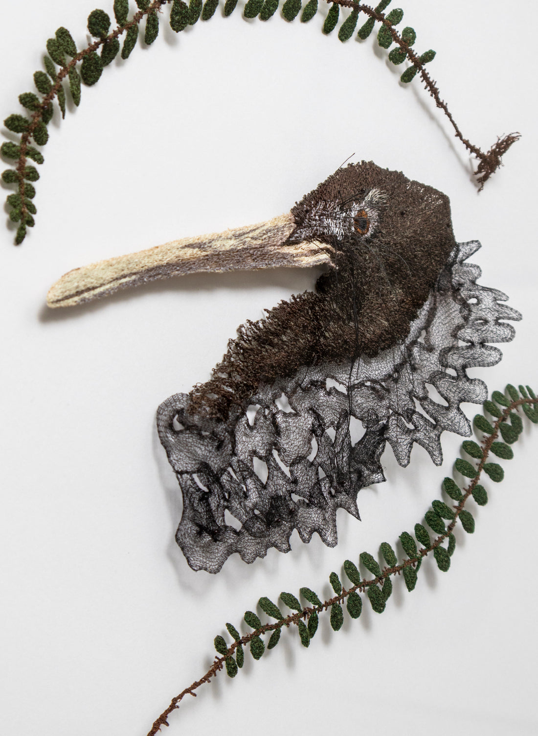 NZ Brown Kiwi - 3D Embroidery