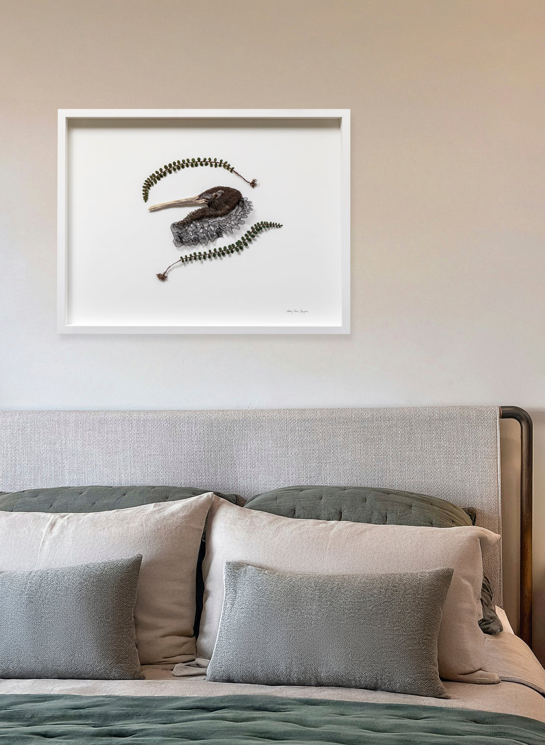 NZ Brown Kiwi - 3D Embroidery