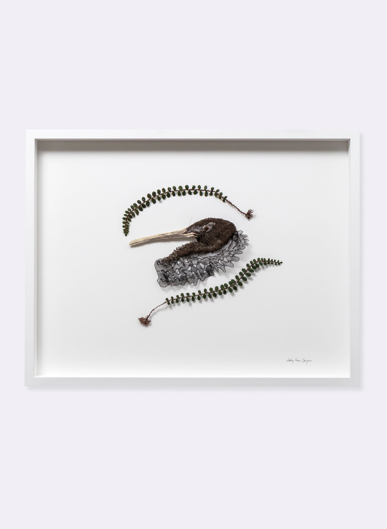 NZ Brown Kiwi - 3D Embroidery