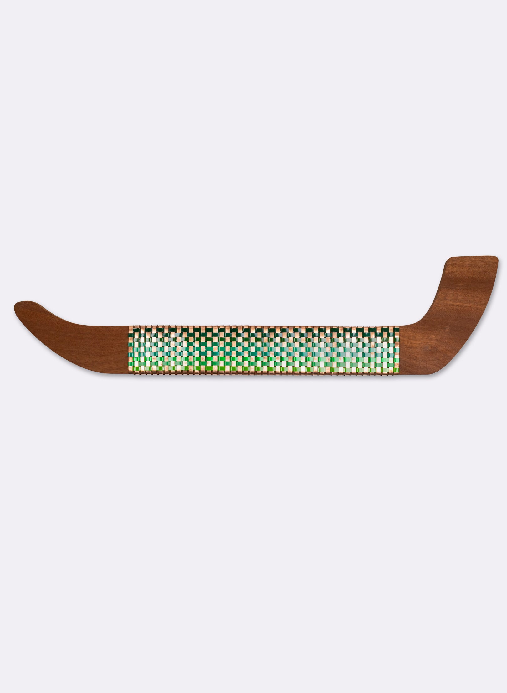 Mahogany Green &amp; Copper Wall Waka - Large