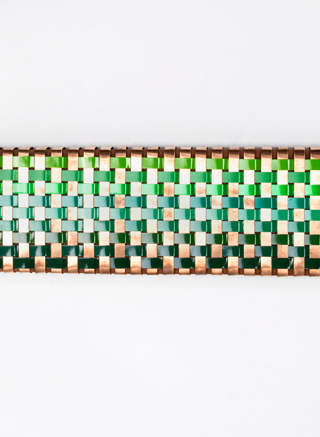 Mahogany Green &amp; Copper Wall Waka - Large