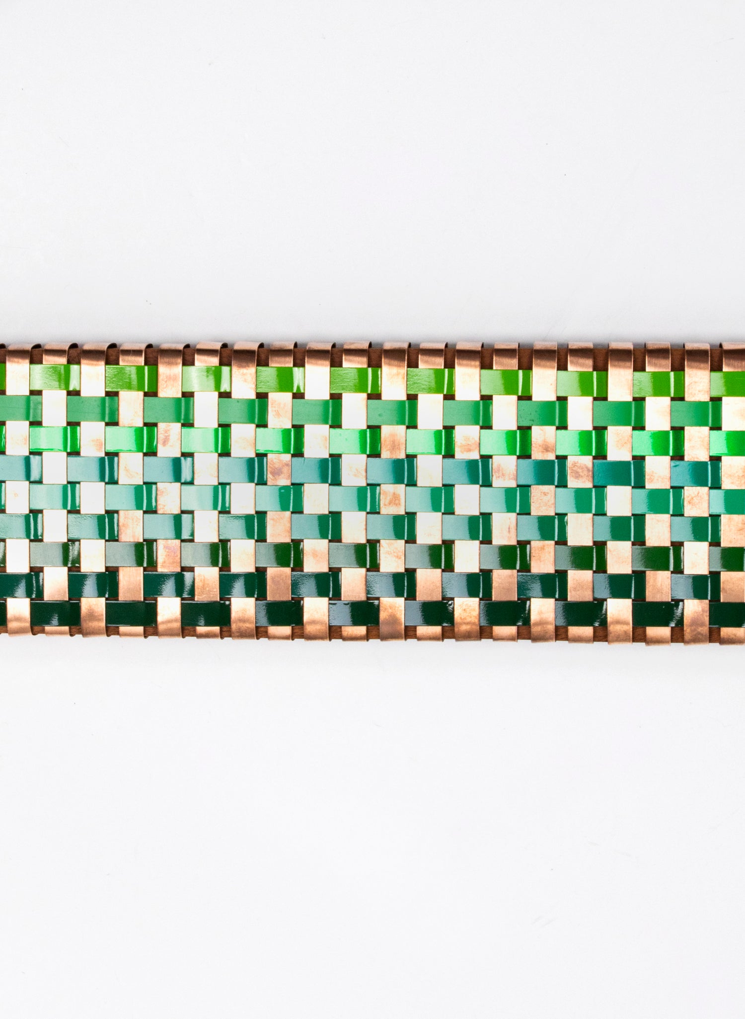 Mahogany Green &amp; Copper Wall Waka - Large