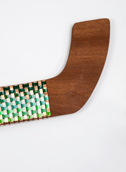 Mahogany Green &amp; Copper Wall Waka - Large