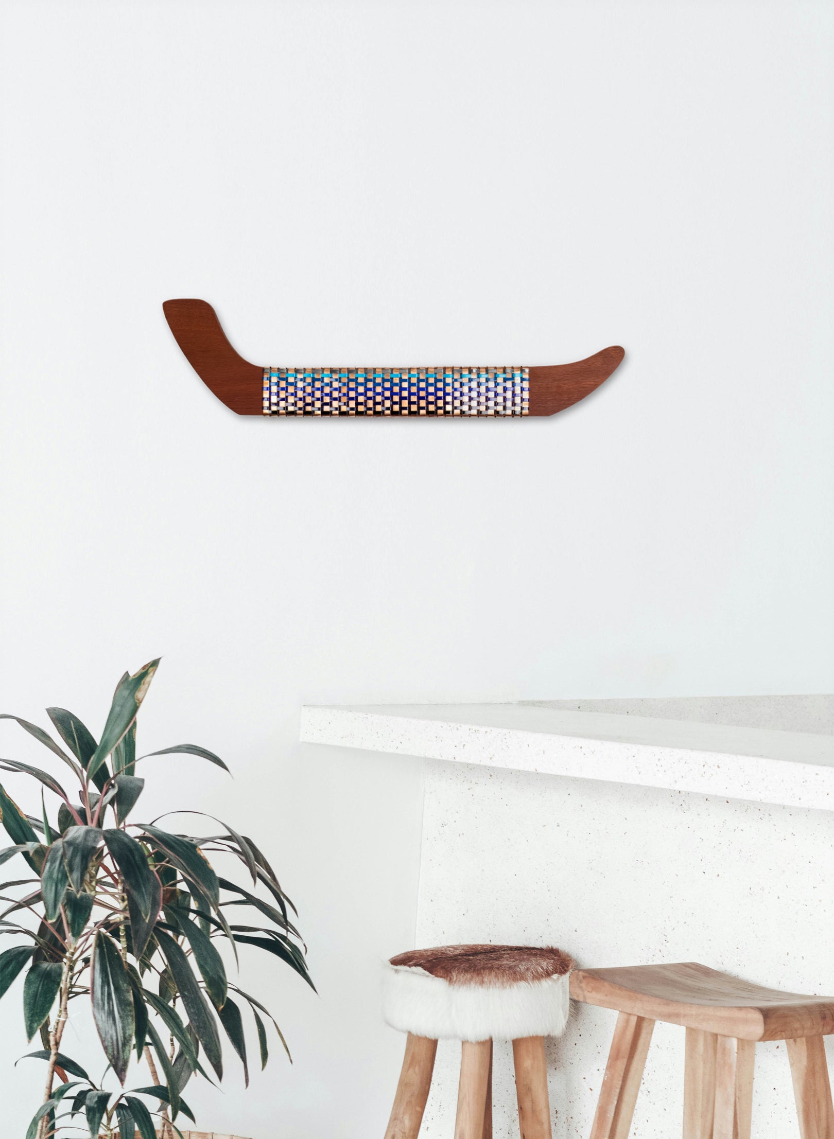 Blue &amp; Copper Wall Waka