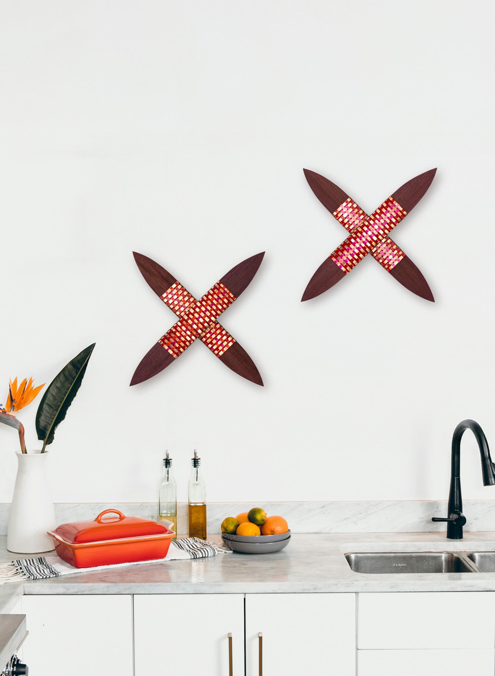 Red, Pink and Copper Putiputi