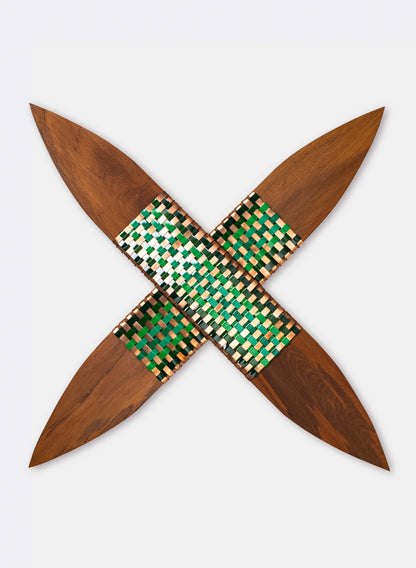 Green &amp; Copper Putiputi - Large