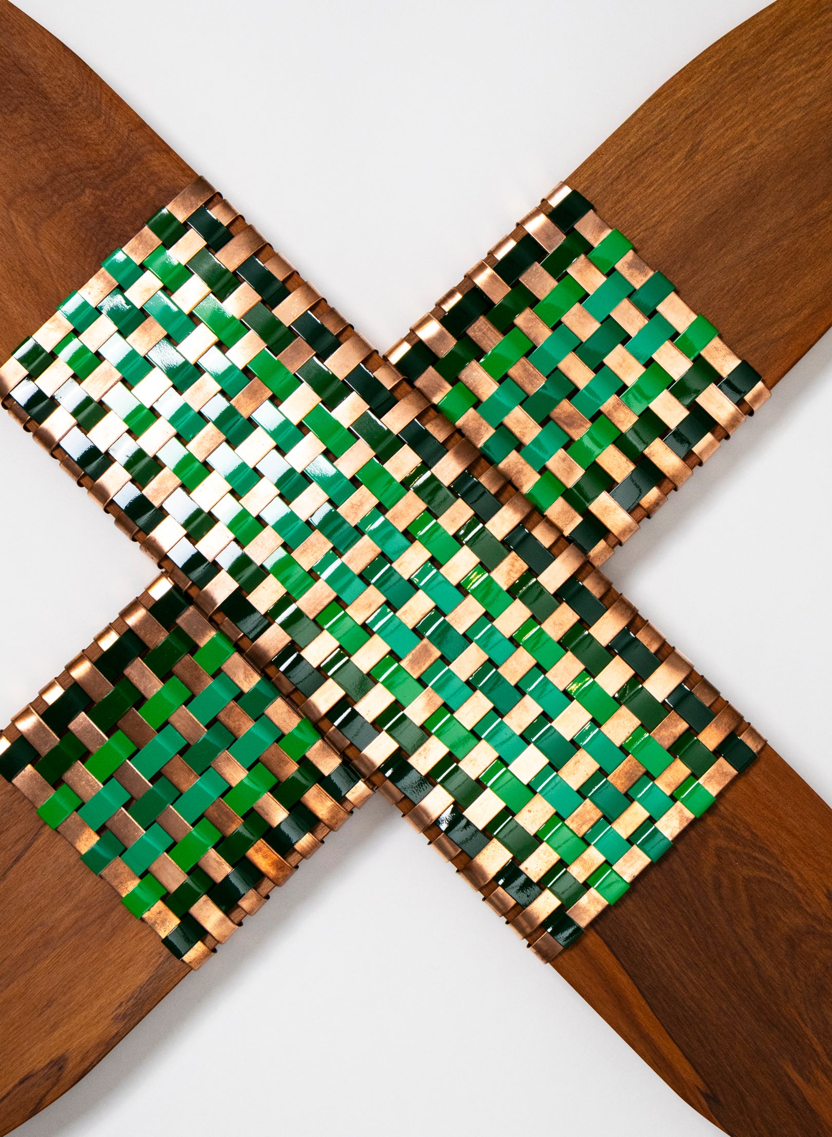 Green &amp; Copper Putiputi - Large