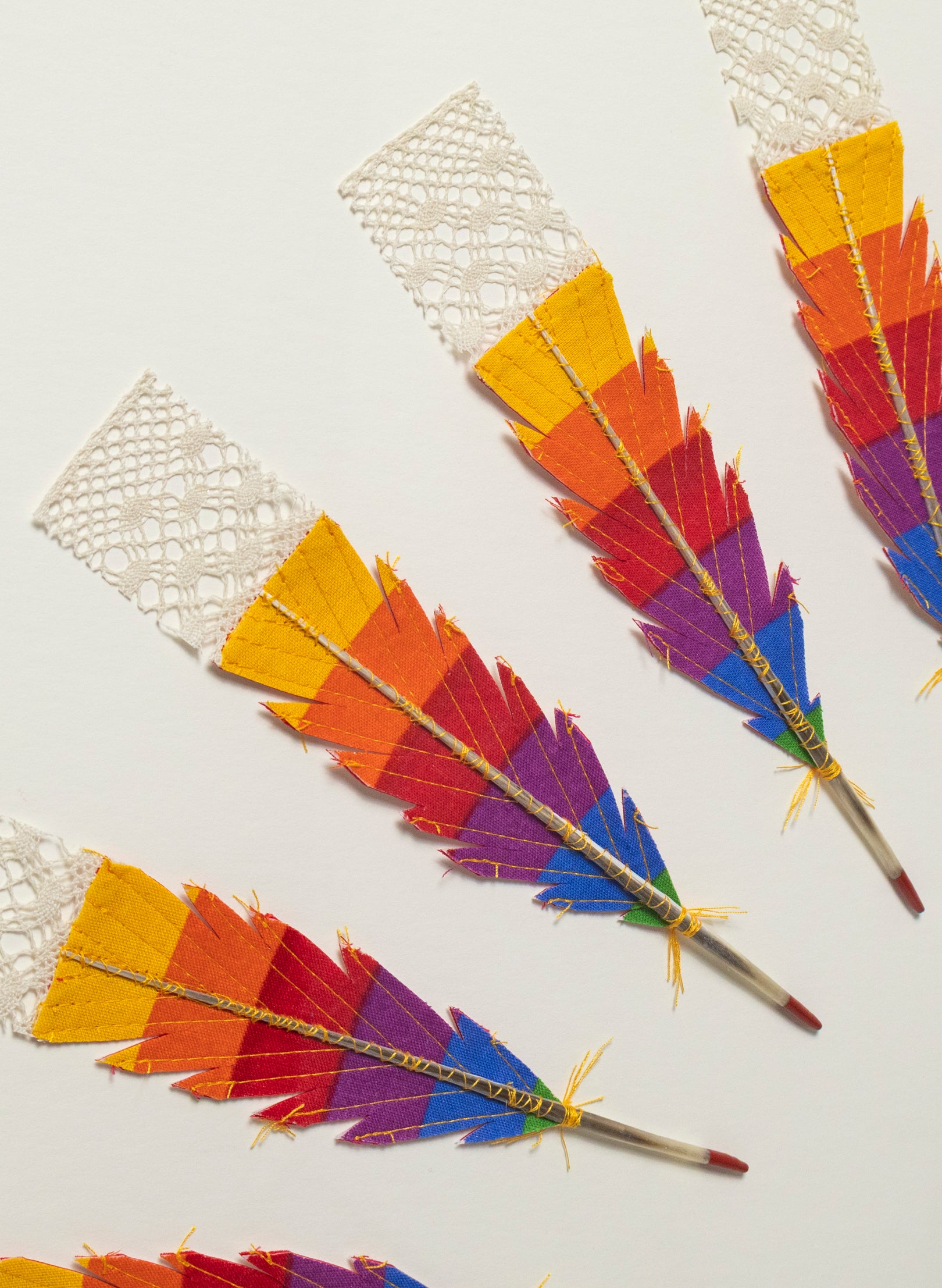 No Rain, No Rainbow - Huia Feathers Framed